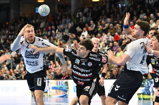 21 02 20265 Handball 1 Bundesliga DAIKIN HBL Season 2025 2026 22 Matchday HC Erlangen Metropolregion Nürnberg HCE SG Flensburg Handewitt xwoxzix Simon Pytlick 2, SG Flensburg Handewitt Tobias Buck 39, HC Erlangen HCE Johannes Golla 4, SG Flensburg Handewitt
