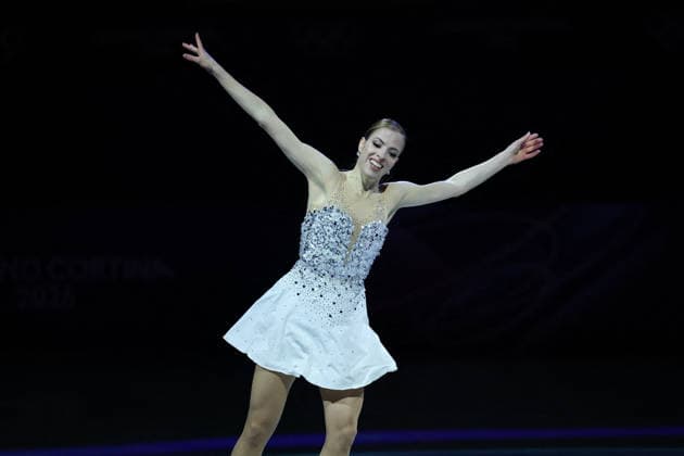 Winter Olympics - Figure skating, Eiskunstlauf Exhibition Gala Carolina Kostner of Team Italy performs during a Figure Skating Exhibition Gala on day fifteen of the Milano Cortina 2026 Winter Olympic Games, Olympische Spiele, Olympia, OS at Milano Ice Skating Arena on February 21, 2026 in Milan, Italy. Photo by Alexis Jumeau ABACAPRESS.COM Milan Italy  Copyright: xJumeauxAlexis ABACAx