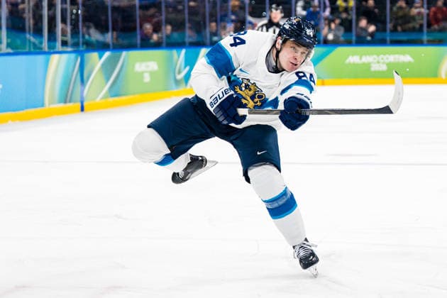 260221 Kaapo Kakko of Finland in the men s Ice hockey, Eishockey bronze medal game between Slovakia and Finland during day 15 of the 2026 Winter Olympics on February 21, 2026 in Milan. Photo: Joel Marklund BILDBYRAN kod JM JM0801 bbeng ishockey ice hockey Olympic Games, Olympische Spiele, Olympia, OS olympics winter olympics os ol olympiska spel vinter-os olympiske leker milano cortina 2026 milan cortina 2026 milano cortina 2026 olympic games milano cortina 2026 winter olympic games milano cortina-os milano cortina-ol vinter-ol bronsmatch bronze medal game finland slovakien slovakia *** 260221 Kaapo Kakko of Finland in the men s ice hockey bronze medal game between Slovakia and Finland during day 15 of the 2026 Winter Olympics on February 21, 2026 in Milan Photo Joel Marklund BILDBYRAN kod JM JM0801 bbeng ishockey ice hockey olympic games olympics winter olympics os ol olympiska spel vinter os olympiske leker milano cortina 2026 milan cortina 2026 milano cortina 2026 olympic games milano cortina 2026 winter olympic games milano cortina os milano cortina ol vinter ol bronsmatch bronze medal game finland slovakien slovakia  Copyright: JOELxMARKLUND BB260221JM004