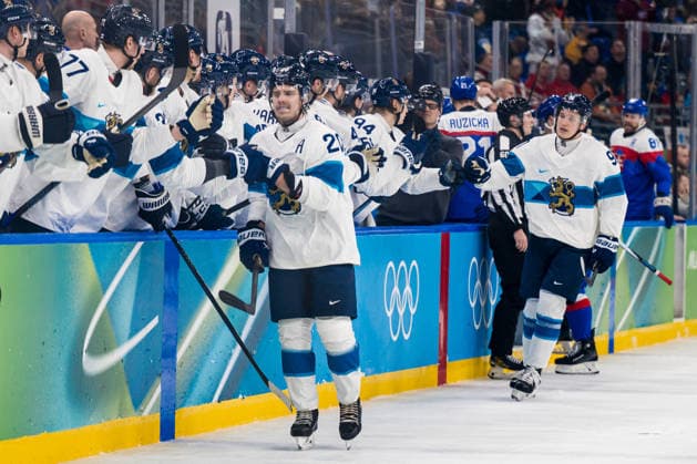 260221 Sebastian Aho of Finland celebrates scoring 0-1 in the men s Ice hockey, Eishockey bronze medal game between Slovakia and Finland during day 15 of the 2026 Winter Olympics on February 21, 2026 in Milan. Photo: Emma Wallskog BILDBYRAN kod EW JM0801 bbeng ishockey ice hockey Olympic Games, Olympische Spiele, Olympia, OS olympics winter olympics os ol olympiska spel vinter-os olympiske leker milano cortina 2026 milan cortina 2026 milano cortina 2026 olympic games milano cortina 2026 winter olympic games milano cortina-os milano cortina-ol vinter-ol bronsmatch bronze medal game finland slovakien slovakia jubel *** 260221 Sebastian Aho of Finland celebrates scoring 0 1 in the men s ice hockey bronze medal game between Slovakia and Finland during day 15 of the 2026 Winter Olympics on February 21, 2026 in Milan Photo Emma Wallskog BILDBYRAN kod EW JM0801 bbeng ishockey ice hockey olympic games olympics winter olympics os ol olympiska spel vinter os olympiske leker milano cortina 2026 milan cortina 2026 milano cortina 2026 olympic games milano cortina 2026 winter olympic games milano cortina os milano cortina ol vinter ol bronsmatch bronze medal game finland slovakien slovakia jubel  Copyright: EMMAxWALLSKOG BB260221EW065