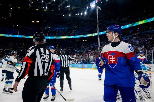 260221 Juraj Slafkovsky of Slovakia in the men s Ice hockey, Eishockey bronze medal game between Slovakia and Finland during day 15 of the 2026 Winter Olympics on February 21, 2026 in Milan. Photo: Joel Marklund BILDBYRAN kod JM JM0801 bbeng ishockey ice hockey Olympic Games, Olympische Spiele, Olympia, OS olympics winter olympics os ol olympiska spel vinter-os olympiske leker milano cortina 2026 milan cortina 2026 milano cortina 2026 olympic games milano cortina 2026 winter olympic games milano cortina-os milano cortina-ol vinter-ol bronsmatch bronze medal game finland slovakien slovakia *** 260221 Juraj Slafkovsky of Slovakia in the men s ice hockey bronze medal game between Slovakia and Finland during day 15 of the 2026 Winter Olympics on February 21, 2026 in Milan Photo Joel Marklund BILDBYRAN kod JM JM0801 bbeng ishockey ice hockey olympic games olympics winter olympics os ol olympiska spel vinter os olympiske leker milano cortina 2026 milan cortina 2026 milano cortina 2026 olympic games milano cortina 2026 winter olympic games milano cortina os milano cortina ol vinter ol bronsmatch bronze medal game finland slovakien slovakia  Copyright: JOELxMARKLUND BB260221JM007