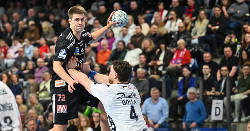 21 02 20265 Handball 1 Bundesliga DAIKIN HBL Season 2025 2026 22 Matchday HC Erlangen Metropolregion Nürnberg HCE SG Flensburg Handewitt xwoxzix Viggo Kristjansson 73, HC Erlangen HCE Johannes Golla 4, SG Flensburg Handewitt