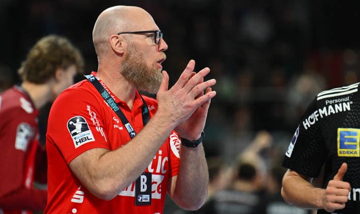 21 02 20265 Handball 1 Bundesliga DAIKIN HBL Season 2025 2026 22 Matchday HC Erlangen Metropolregion Nürnberg HCE SG Flensburg Handewitt xwoxzix Ales Pajovic Coach, SG Flensburg Handewitt