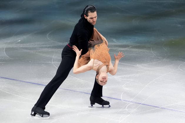 Pn Milano 21 02 2026 - Olimpiadi Milano Cortina 2026 Figure skating, Eiskunstlauf Exhibition foto Image nella foto: Minerva Hase-Nikita Volodin 