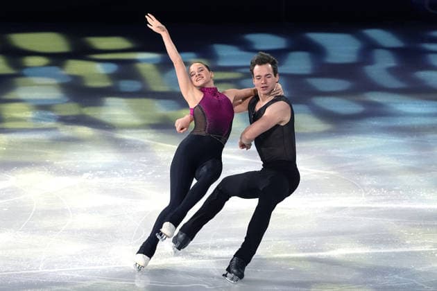 Pn Milano 21 02 2026 - Olimpiadi Milano Cortina 2026 Figure skating, Eiskunstlauf Exhibition foto Image nella foto: Maria Pavlova-Alexei Sviatkenko 