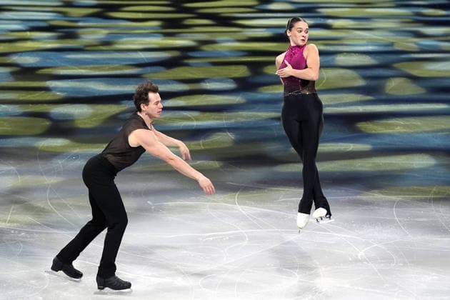 Pn Milano 21 02 2026 - Olimpiadi Milano Cortina 2026 Figure skating, Eiskunstlauf Exhibition foto Image nella foto: Maria Pavlova-Alexei Sviatkenko 