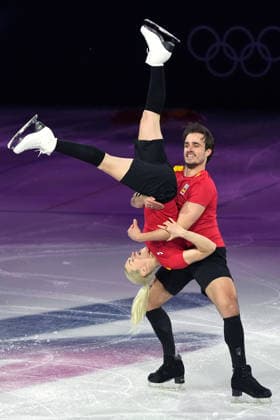 Pn Milano 21 02 2026 - Olimpiadi Milano Cortina 2026 Figure skating, Eiskunstlauf Exhibition foto Image nella foto: Olivia Smart-Tim Dieck 