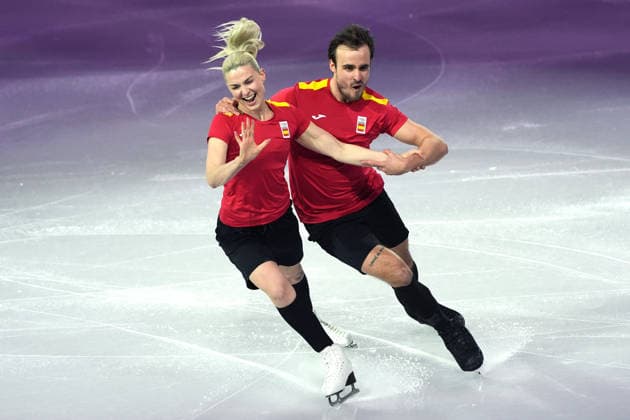 Pn Milano 21 02 2026 - Olimpiadi Milano Cortina 2026 Figure skating, Eiskunstlauf Exhibition foto Image nella foto: Olivia Smart-Tim Dieck 