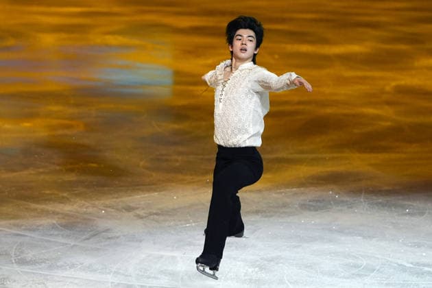 Pn Milano 21 02 2026 - Olimpiadi Milano Cortina 2026 Figure skating, Eiskunstlauf Exhibition foto Image nella foto: Junhwan Cha 