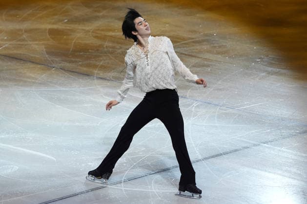 Pn Milano 21 02 2026 - Olimpiadi Milano Cortina 2026 Figure skating, Eiskunstlauf Exhibition foto Image nella foto: Junhwan Cha 