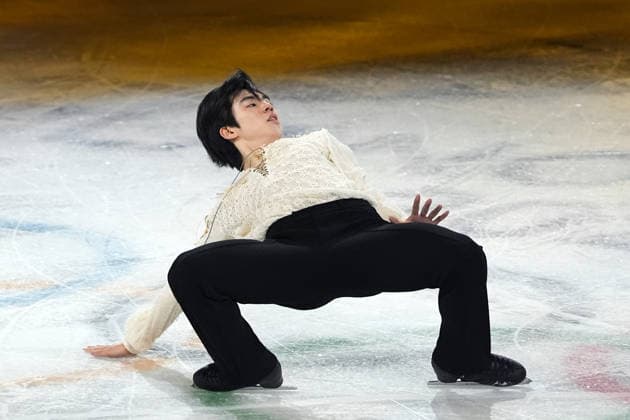 Pn Milano 21 02 2026 - Olimpiadi Milano Cortina 2026 Figure skating, Eiskunstlauf Exhibition foto Image nella foto: Junhwan Cha 