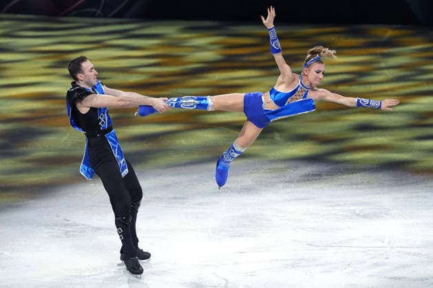 Pn Milano 21 02 2026 - Olimpiadi Milano Cortina 2026 Figure skating, Eiskunstlauf Exhibition foto Image nella foto: Anastasiia Metelkina-Luka Berulava 