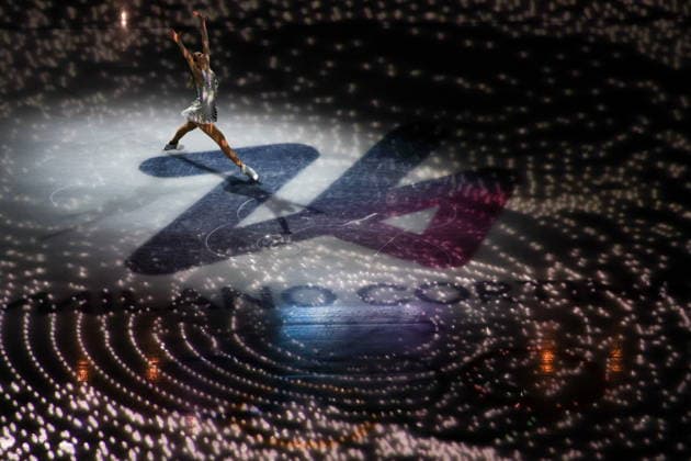ITALY, MILAN - FEBRUARY 21, 2026: Italian figure skater Carolina Kostner performs during the Figure skating, Eiskunstlauf exhibition gala at the 2026 Winter Olympic Games, Olympische Spiele, Olympia, OS at Milano Ice Skating Arena 2026 Winter Olympics: Figure Skating  - ZUMAt113 20260221_zaa_t113_811 Copyright: xPeterxKovalevx