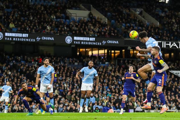 Manchester City v Newcastle United, Premier League Nico O Reilly Of Manchester City scores a GOAL 2-1 during the Manchester City v Newcastle United Premier League match at the Etihad Stadium, Manchester, England on 21 February 2026 Credit: Lee Keuneke Every Second Media Editorial use only. All images are copyright Every Second Media Limited. No images may be reproduced without prior permission. All rights reserved. Premier League and Football League images are subject to licensing agreements with Football DataCo Limited. see https: www.football-dataco.com Copyright: xIMAGO EveryxSecondxMediax ESM-1811-0011 LeexKeunekex xEveryxSecondxMediax