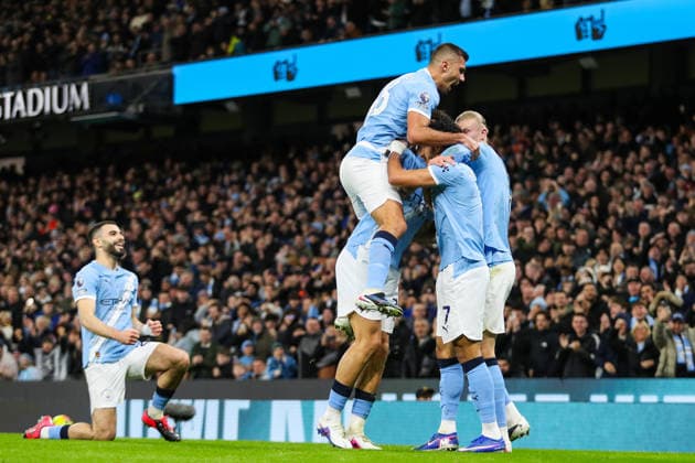 Manchester City v Newcastle United, Premier League Nico O Reilly Of Manchester City scores a GOAL 1-0 and celebrates during the Manchester City v Newcastle United Premier League match at the Etihad Stadium, Manchester, England on 21 February 2026 Credit: Lee Keuneke Every Second Media Editorial use only. All images are copyright Every Second Media Limited. No images may be reproduced without prior permission. All rights reserved. Premier League and Football League images are subject to licensing agreements with Football DataCo Limited. see https: www.football-dataco.com Copyright: xIMAGO EveryxSecondxMediax ESM-1811-0018 LeexKeunekex xEveryxSecondxMediax