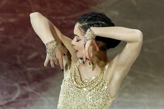 ITALY, MILAN - FEBRUARY 21, 2026: AIN athlete from Russia Adeliia Petrosian performs during the Figure skating, Eiskunstlauf exhibition gala at the 2026 Winter Olympic Games, Olympische Spiele, Olympia, OS at Milano Ice Skating Arena. Peter Kovalev TASS  89056796