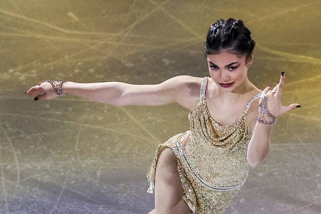 ITALY, MILAN - FEBRUARY 21, 2026: AIN athlete from Russia Adeliia Petrosian performs during the Figure skating, Eiskunstlauf exhibition gala at the 2026 Winter Olympic Games, Olympische Spiele, Olympia, OS at Milano Ice Skating Arena. Peter Kovalev TASS  89056800