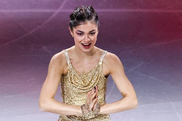 ITALY, MILAN - FEBRUARY 21, 2026: AIN athlete from Russia Adeliia Petrosian performs during the Figure skating, Eiskunstlauf exhibition gala at the 2026 Winter Olympic Games, Olympische Spiele, Olympia, OS at Milano Ice Skating Arena. Peter Kovalev TASS  89057473