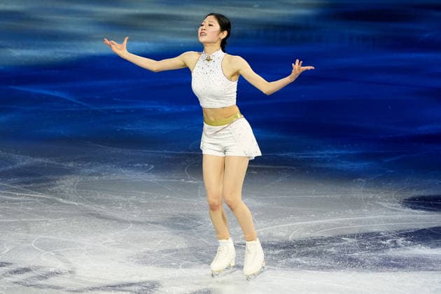 Pn Milano 21 02 2026 - Olimpiadi Milano Cortina 2026 Figure skating, Eiskunstlauf Exhibition foto Image nella foto: Haein Lee 