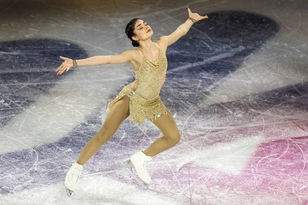 ITALY, MILAN - FEBRUARY 21, 2026: AIN athlete from Russia Adeliia Petrosian performs during the Figure skating, Eiskunstlauf exhibition gala at the 2026 Winter Olympic Games, Olympische Spiele, Olympia, OS at Milano Ice Skating Arena 2026 Winter Olympics: Figure Skating  - ZUMAt113 20260221_zaa_t113_818 Copyright: xPeterxKovalevx