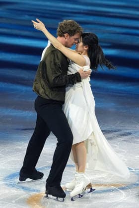 Pn Milano 21 02 2026 - Olimpiadi Milano Cortina 2026 Figure skating, Eiskunstlauf Exhibition foto Image nella foto: Evan Bates-Madison Chock 