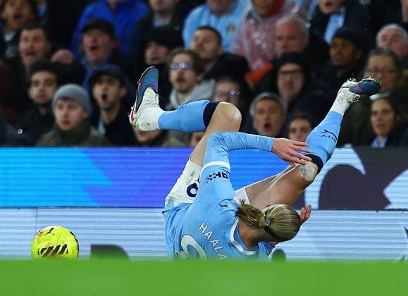 Erling Haaland of Manchester City Manchester City v Newcastle United, Premier League, Football, Etihad Stadium, Manchester, UK - 21 Feb 2026Manchester Etihad Stadium United Kingdom EDITORIAL USE ONLY No use with unauthorised audio, video, data, fixture lists, club league logos or live services. Online in-match use limited to 120 images, no video emulation. No use in betting, games or single club league player publications.  Copyright: xMattxWest Shutterstockx 16681542ag