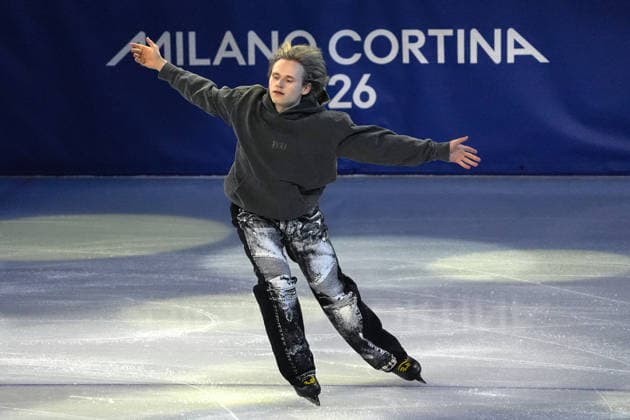 Pn Milano 21 02 2026 - Olimpiadi Milano Cortina 2026 Figure skating, Eiskunstlauf Exhibition foto Image nella foto: Ilia Malinin 