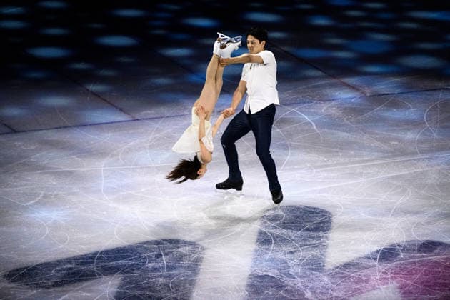 260221 Riku Miura and Ryuichi Kihara of Japan perform in the Figure skating, Eiskunstlauf Exhibition Gala during day 15 of the 2026 Winter Olympics on February 21, 2026 in Milan. Photo: Carl Sandin BILDBYRAN kod CS CS0890 konstakning figure skating kunstlop Olympic Games, Olympische Spiele, Olympia, OS olympics winter olympics os ol olympiska spel vinter-os olympiske leker milano cortina 2026 milan cortina 2026 milano cortina 2026 olympic games milano cortina 2026 winter olympic games milano cortina-os milano cortina-ol vinter-ol 15 bbeng *** 260221 Riku Miura and Ryuichi Kihara of Japan perform in the figure skating Exhibition Gala during day 15 of the 2026 Winter Olympics on February 21, 2026 in Milan Photo Carl Sandin BILDBYRAN kod CS CS0890 konstakning figure skating kunstlop olympic games olympics winter olympics os ol olympiska spel vinter os olympiske leker milano cortina 2026 milan cortina 2026 milano cortina 2026 olympic games milano cortina 2026 winter olympic games milano cortina os milano cortina ol vinter ol 15 bbeng  Copyright: CARLxSANDIN BB260221CS096