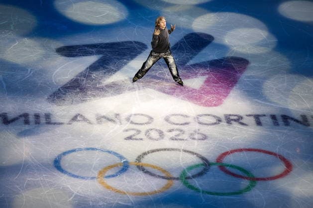 ITALY, MILAN - FEBRUARY 21, 2026: Ilia Malinin of the United States performs during the Figure skating, Eiskunstlauf exhibition gala at the 2026 Winter Olympic Games, Olympische Spiele, Olympia, OS at Milano Ice Skating Arena 2026 Winter Olympics: Figure Skating  - ZUMAt113 20260221_zaa_t113_852 Copyright: xPeterxKovalevx