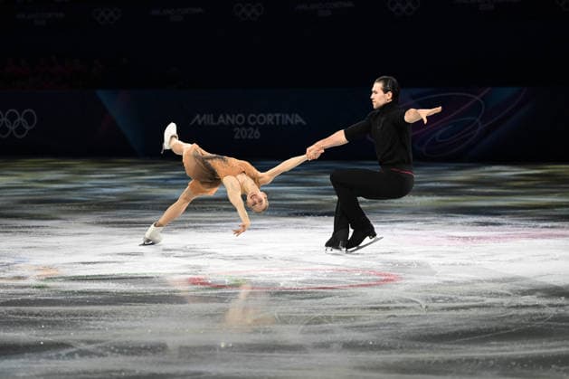 Minerva Fabienne Hase Nikita Volodin (GER) during FSK Exhibition Gala, Skating race in Milano, Italy, February 21 2026  Copyright: xFilippoxTomasi IPAxSportx xipa-agency.netx xx IPA_71844088 IPA_Agency_IPA71844088