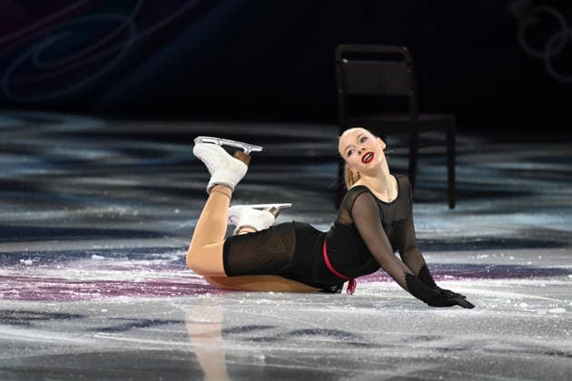 Niina Petrokina (EST) during FSK Exhibition Gala, Skating race in Milano, Italy, February 21 2026  Copyright: xFilippoxTomasi IPAxSportx xipa-agency.netx xx IPA_71844221 IPA_Agency_IPA71844221