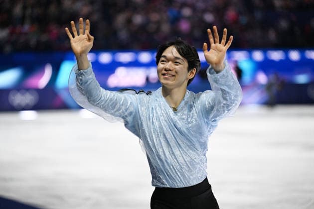 Yuma Kagiyama (JPN), FEBRUARY 21, 2026 - Figure skating, Eiskunstlauf : Gala Exhibition during the Milano Cortina 2026 Olympic Winter games, Winterspiele,Spiele, Summer games at Milano Ice Skating Arena in Milan, Italy. Noxthirdxpartyxsales  aflo_320798781