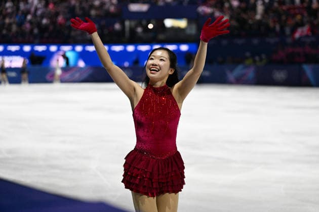 Ami Nakai (JPN), FEBRUARY 21, 2026 - Figure skating, Eiskunstlauf : Gala Exhibition during the Milano Cortina 2026 Olympic Winter games, Winterspiele,Spiele, Summer games at Milano Ice Skating Arena in Milan, Italy. Noxthirdxpartyxsales  aflo_320798847