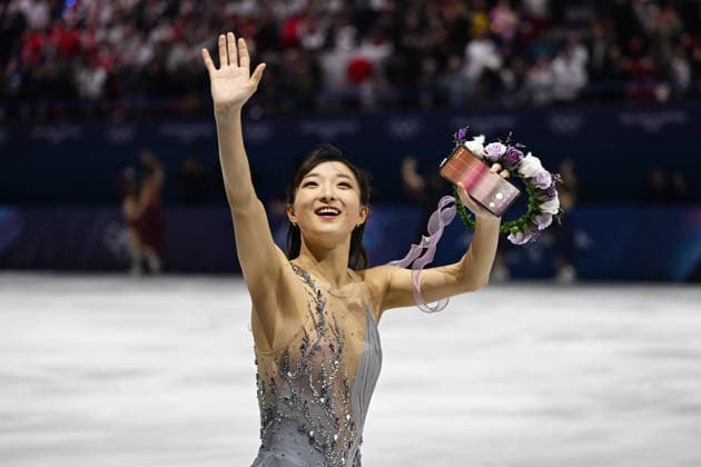 Kaori Sakamoto (JPN), FEBRUARY 21, 2026 - Figure skating, Eiskunstlauf : Gala Exhibition during the Milano Cortina 2026 Olympic Winter games, Winterspiele,Spiele, Summer games at Milano Ice Skating Arena in Milan, Italy. Noxthirdxpartyxsales  aflo_320798869