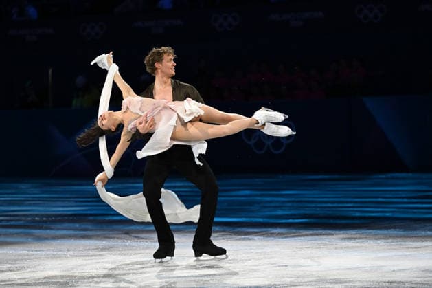 Madison Chock Evan Bates (USA) during FSK Exhibition Gala, Skating race in Milano, Italy, February 21 2026  Copyright: xFilippoxTomasi IPAxSportx xipa-agency.netx xx IPA_71844371 IPA_Agency_IPA71844371