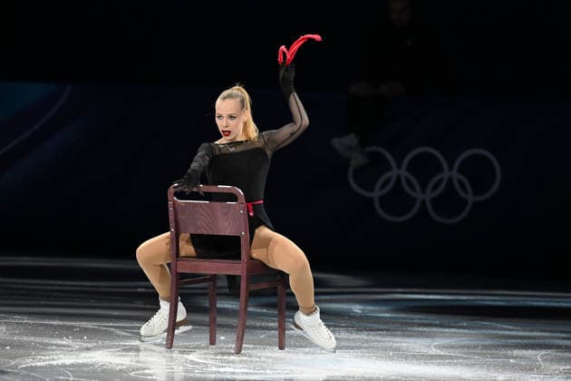 Niina Petrokina (EST) during FSK Exhibition Gala, Skating race in Milano, Italy, February 21 2026  Copyright: xFilippoxTomasi IPAxSportx xipa-agency.netx xx IPA_71844224 IPA_Agency_IPA71844224