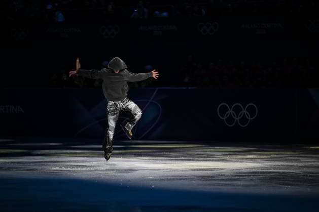 Ilia Malinin (USA) during FSK Exhibition Gala, Skating race in Milano, Italy, February 21 2026  Copyright: xFilippoxTomasi IPAxSportx xipa-agency.netx xx IPA_71844437 IPA_Agency_IPA71844437
