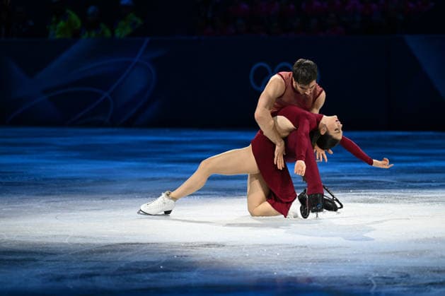 Guillaume Cizeron Laurence Fournier Beaudry (FRA) during FSK Exhibition Gala, Skating race in Milano, Italy, February 21 2026  Copyright: xFilippoxTomasi IPAxSportx xipa-agency.netx xx IPA_71844445 IPA_Agency_IPA71844445