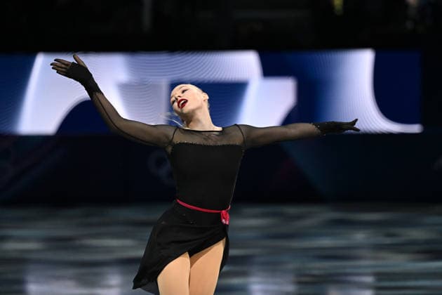 Niina Petrokina (EST) during FSK Exhibition Gala, Skating race in Milano, Italy, February 21 2026  Copyright: xFilippoxTomasi IPAxSportx xipa-agency.netx xx IPA_71844218 IPA_Agency_IPA71844218