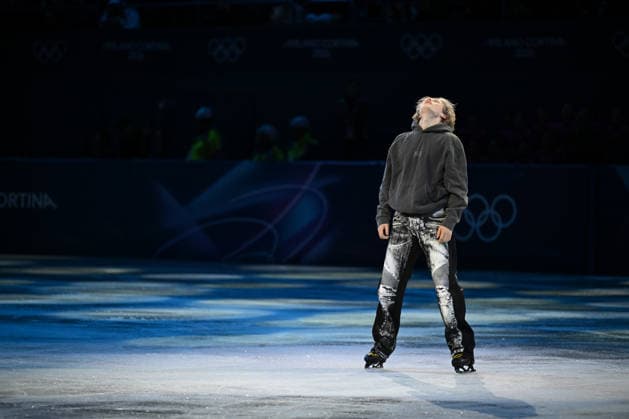 Ilia Malinin (USA) during FSK Exhibition Gala, Skating race in Milano, Italy, February 21 2026  Copyright: xFilippoxTomasi IPAxSportx xipa-agency.netx xx IPA_71844443 IPA_Agency_IPA71844443