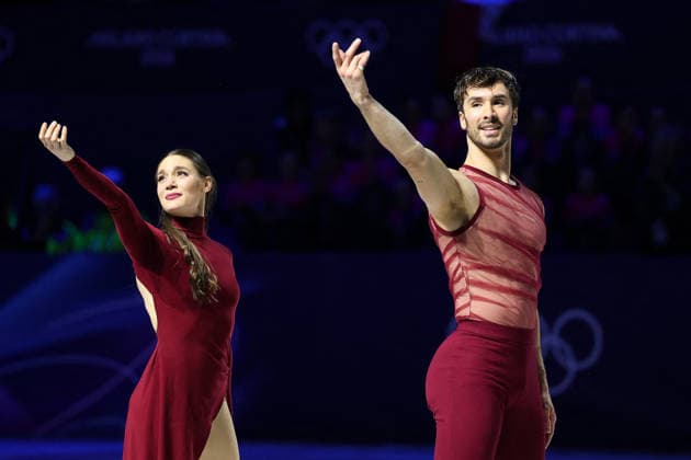 Winter Olympics - Laurence Fournier Beaudry and Guillaume Cizeron At Figure skating, Eiskunstlauf Exhibition Gala Laurence Fournier Beaudry and Guillaume Cizeron of Team France perform their Ice Dance routine during the Figure Skating Exhibition Gala on day fifteen of the Milano Cortina 2026 Winter Olympic Games, Olympische Spiele, Olympia, OS at Milano Ice Skating Arena on February 21, 2026 in Milan, Italy. Photo by Alexis Jumeau ABACAPRESS.COM Milan Italy  Copyright: xJumeauxAlexis ABACAx