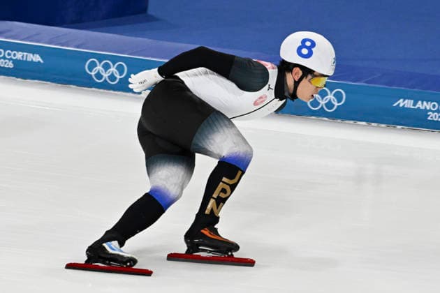 Shomu Sasaki (JPN) Speed skating, Eisschnelllauf Men Mass Start at the Milano Speed Skating Stadium during the Milano Cortina 2026 Olympic Winter games, Winterspiele,Spiele, Summer games 21 February 2026, Milan, Italy. Noxthirdxpartyxsales  aflo_320797333