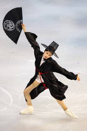ITALY, MILAN - FEBRUARY 21, 2026: Lee Hae-in of South Korea performs during the Figure skating, Eiskunstlauf exhibition gala at the 2026 Winter Olympic Games, Olympische Spiele, Olympia, OS at Milano Ice Skating Arena. Peter Kovalev TASS  89064248