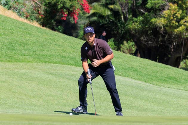February 21, 2026, Pacific Palisades, California, USA: Xander Schauffele during Round 3 of the 2026 Genesis Invitational Golf Tournament on Saturday February 21, 2026 at the Riviera Country Club in Pacific Palisades, California. ARIANA RUIZ PI The 2026 Genesis Invitational - Round 3  - ZUMAp124 20260221_zaa_p124_011 Copyright: xArianaxRuizx