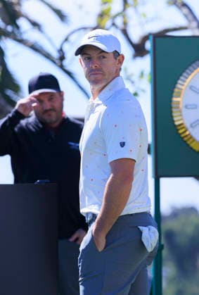 February 21, 2026, Pacific Palisades, California, USA: Rory McIlroy during Round 3 of the 2026 Genesis Invitational Golf Tournament on Saturday February 21, 2026 at the Riviera Country Club in Pacific Palisades, California. ARIANA RUIZ PI The 2026 Genesis Invitational - Round 3  - ZUMAp124 20260221_zaa_p124_015 Copyright: xArianaxRuizx