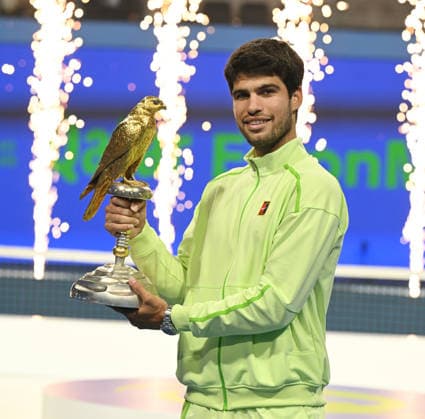 Qatar ExxonMobil Open 2026 Mens Final Winner Carlos Alcaraz ESP