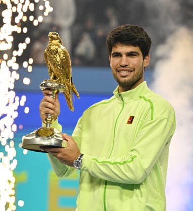 Qatar ExxonMobil Open 2026 Mens Final Winner Carlos Alcaraz ESP