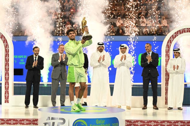 Qatar ExxonMobil Open 2026 Mens Final Winner Carlos Alcaraz ESP