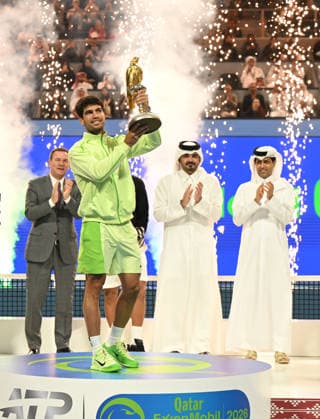 Qatar ExxonMobil Open 2026 Mens Final Winner Carlos Alcaraz ESP