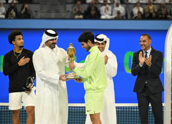 Qatar ExxonMobil Open 2026 Mens Final Winner Carlos Alcaraz ESP